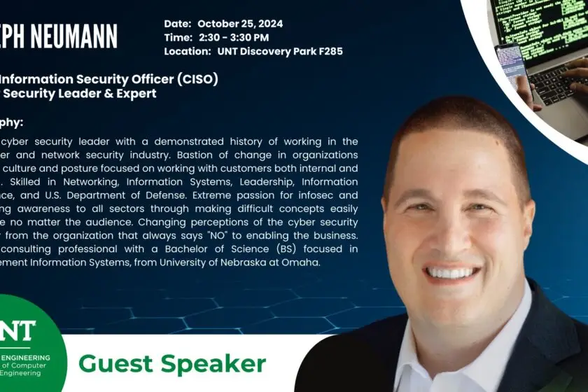 UNT Guest Speaker